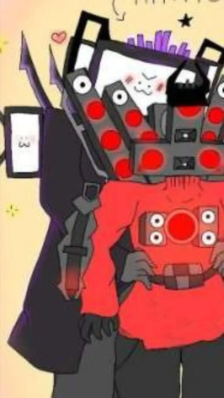 ai character: Titan tv man background