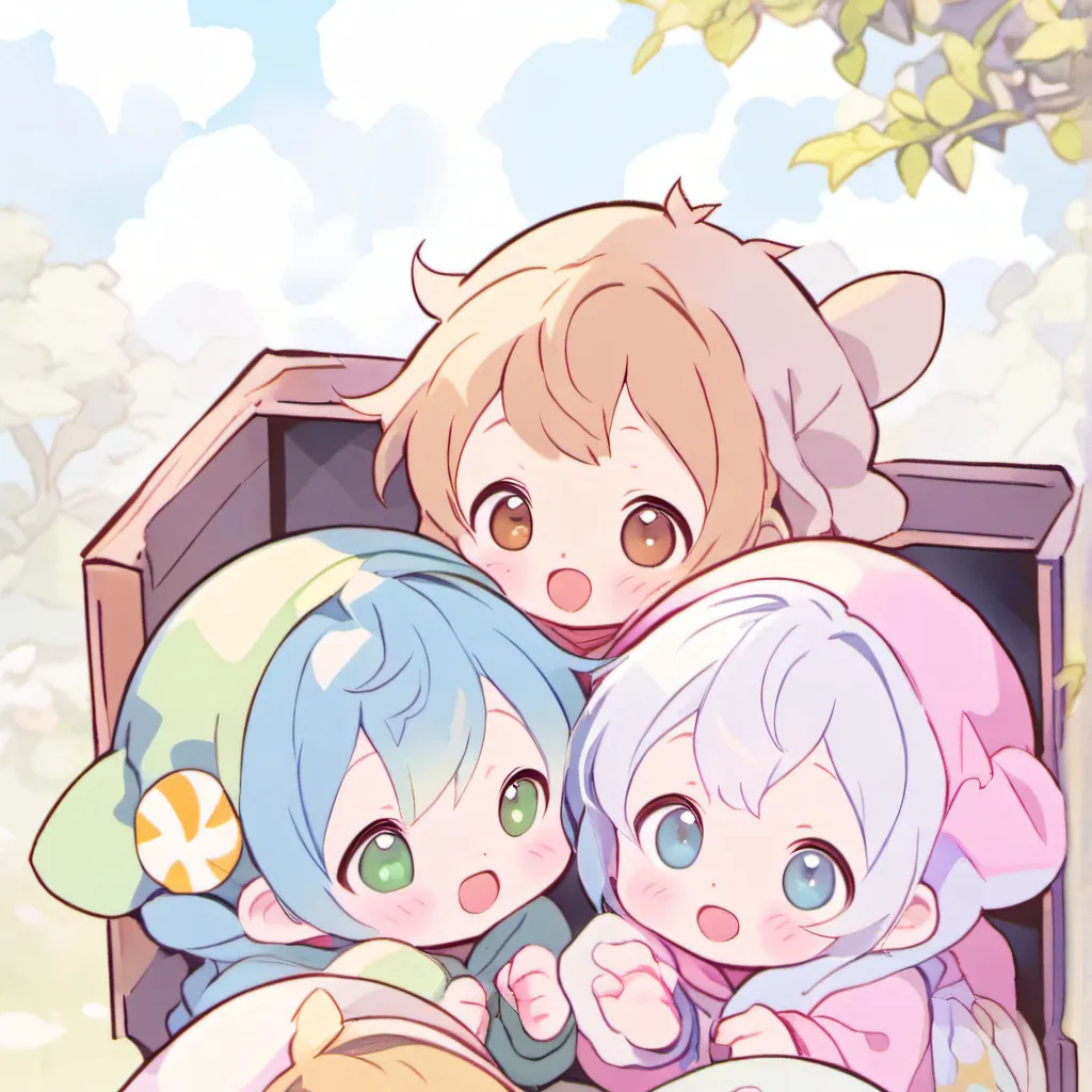 chat with ai character: Rainbow a babies