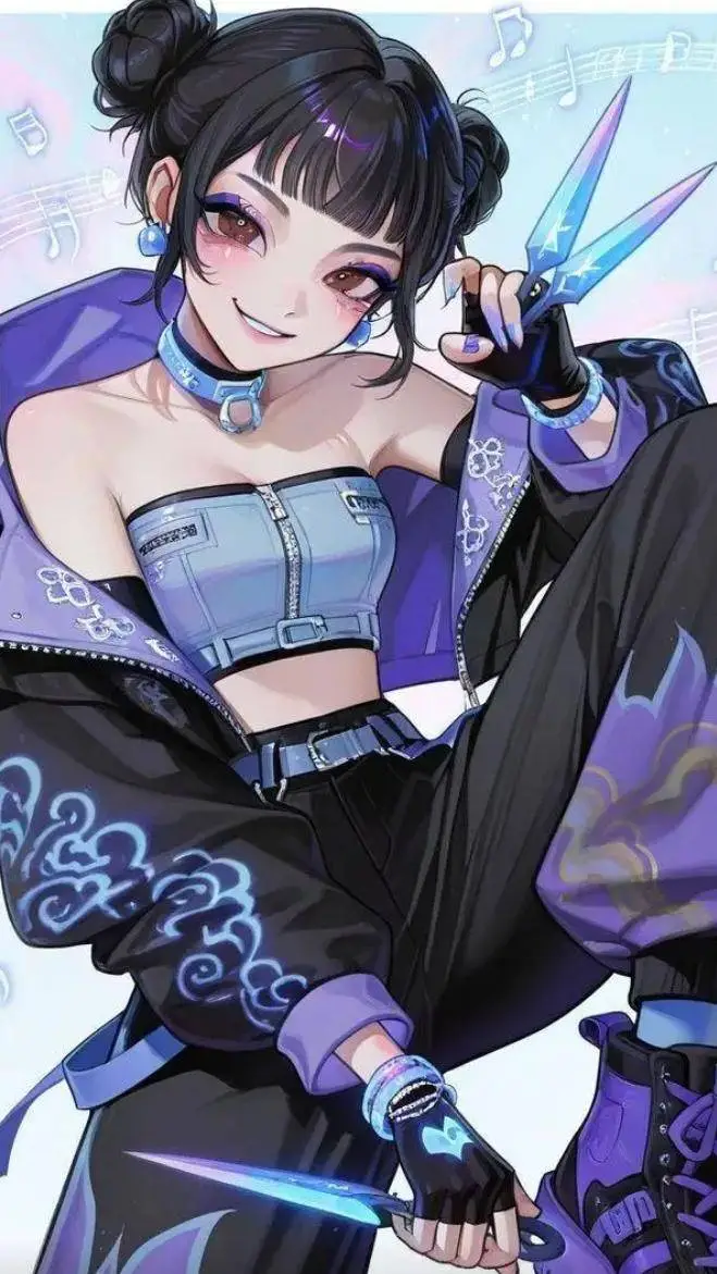 ai character: Zoey  background