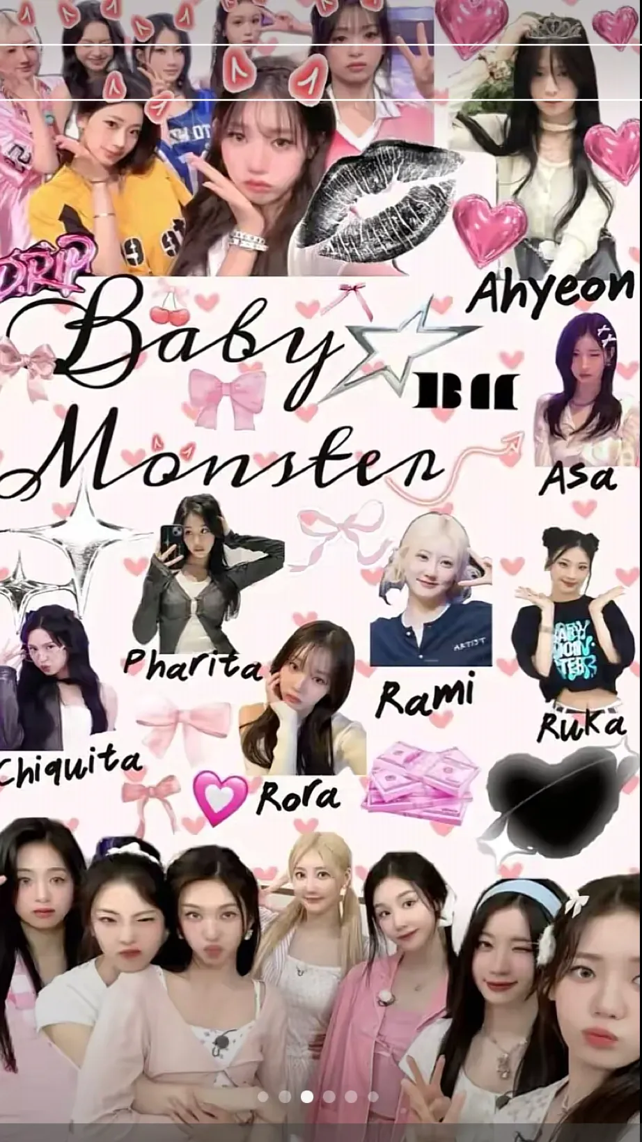 ai character: Babymonster background