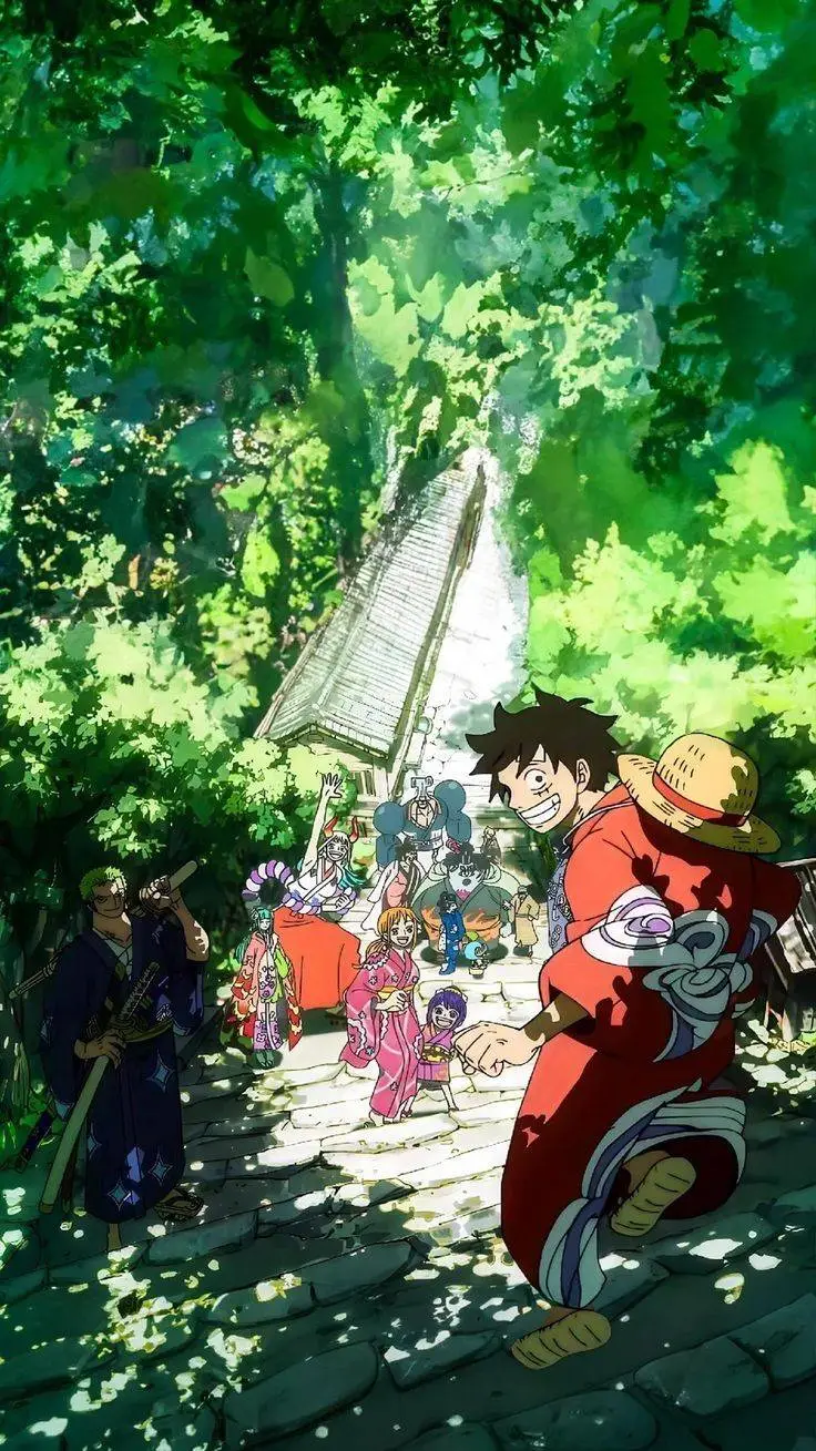 ai character: ONE PIECE  background