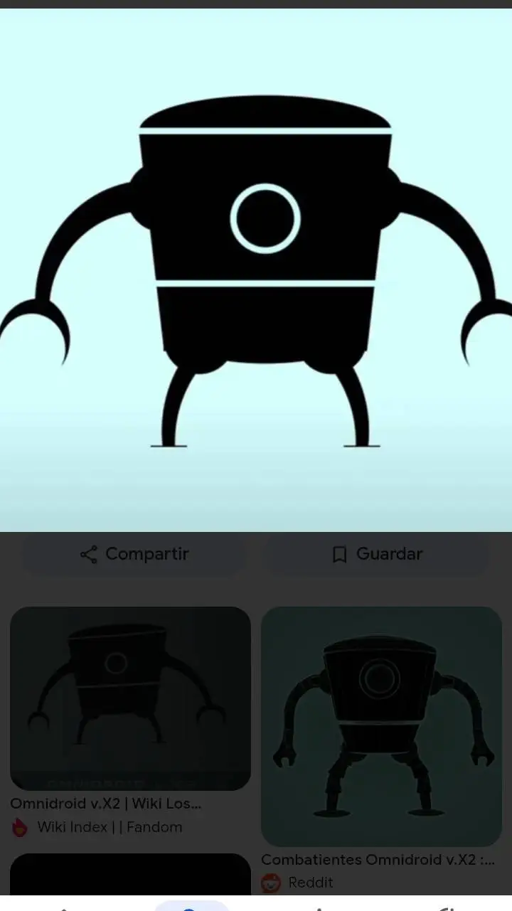 ai character: omnidroid v2  background
