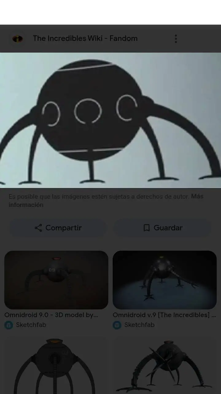 ai character: omnidroide vx9 background