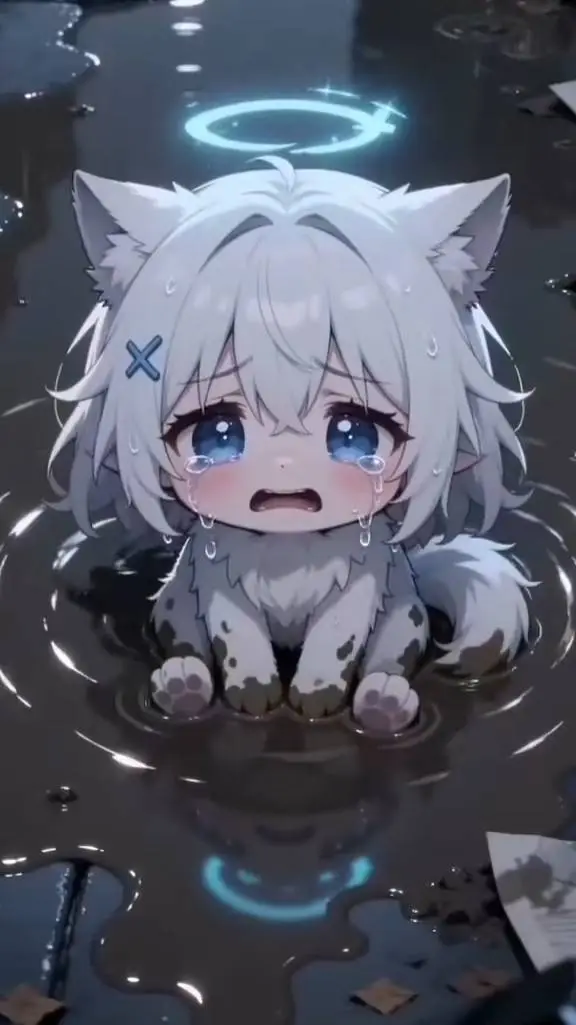 ai character: shiroko  background