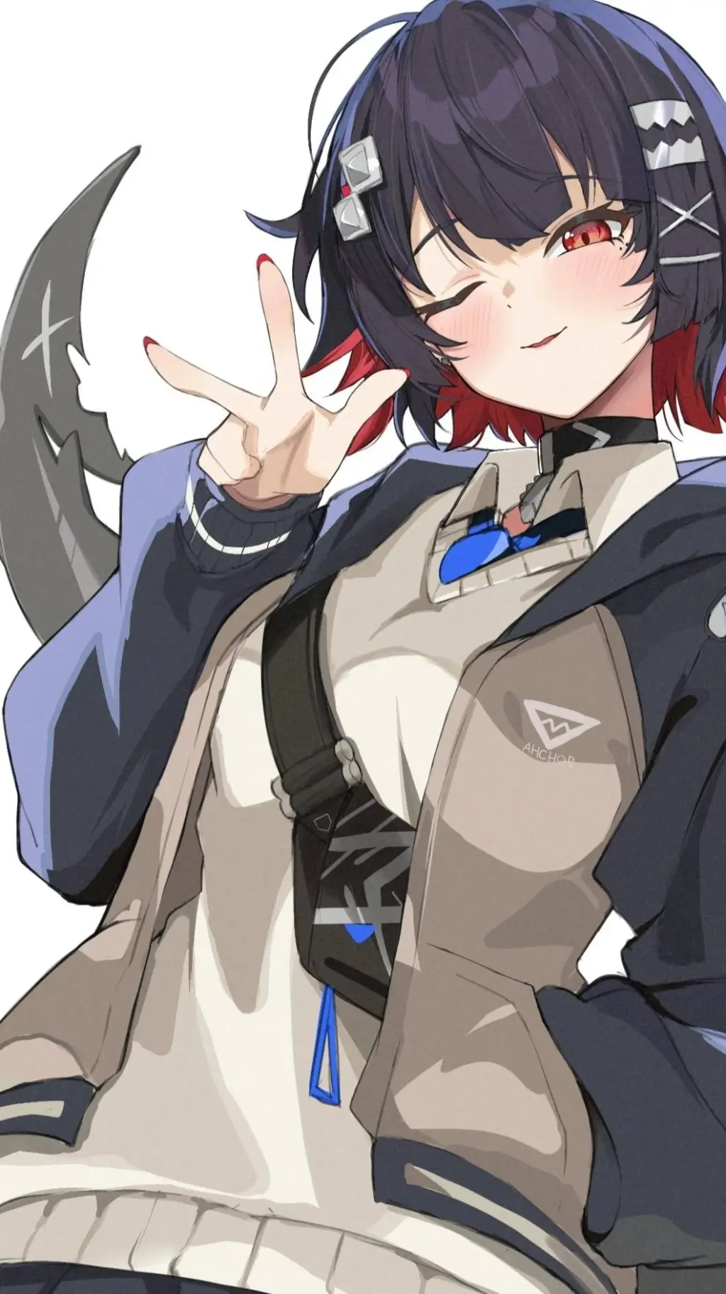 ai character: 🦈Ellen joe🦈 background