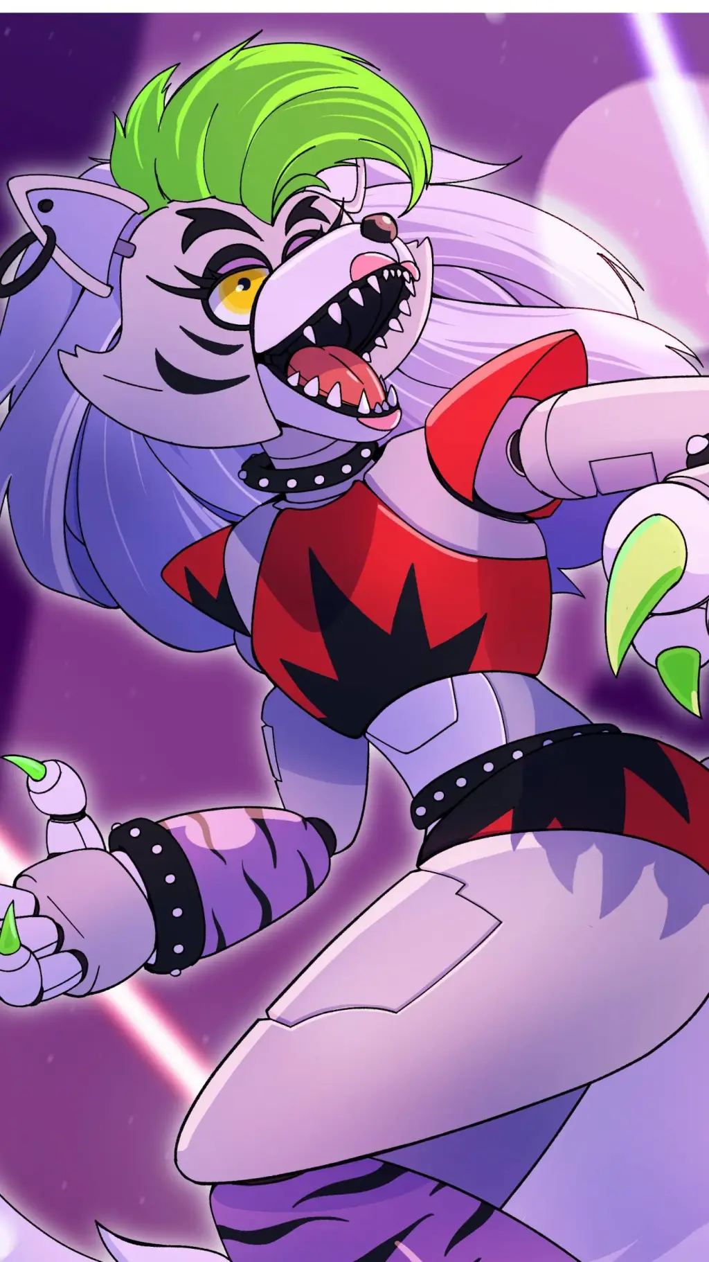 ai character: FNaF SB Sleepover background