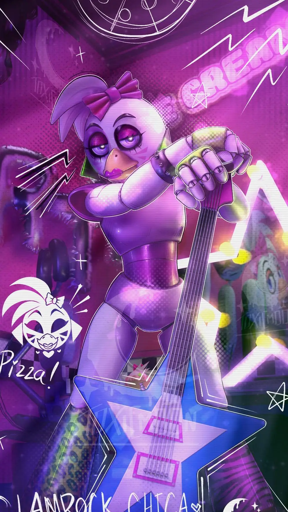 ai character: Fnaf sb background
