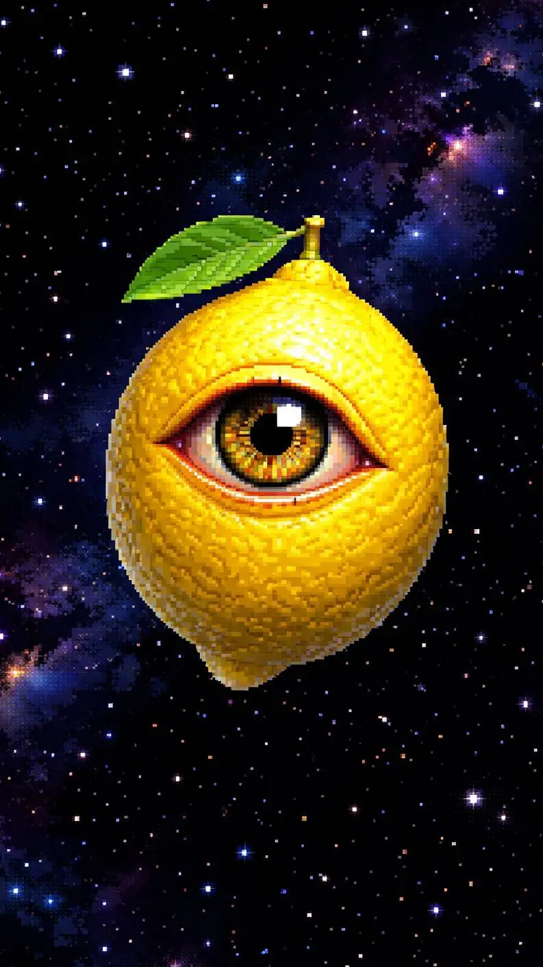 ai character: LEMON GOD background