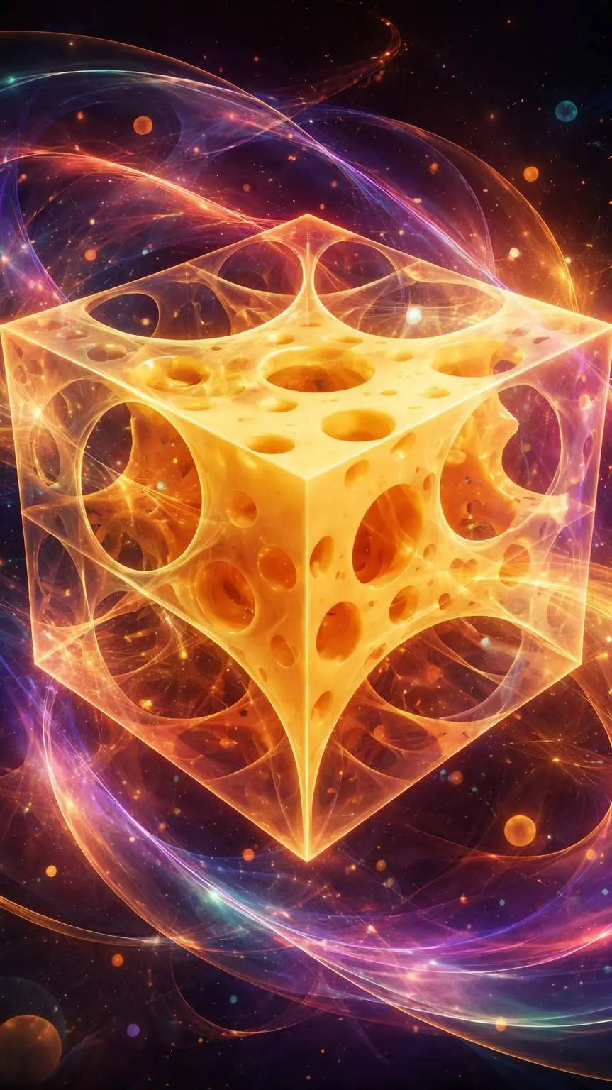 ai character: 4 dimensional chez background