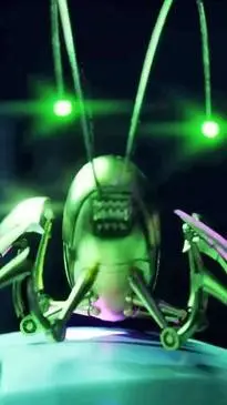 ai character: key bug background