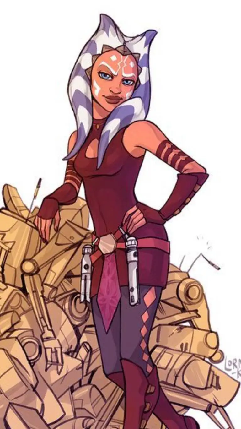 ai character: Ahsoka Tano background