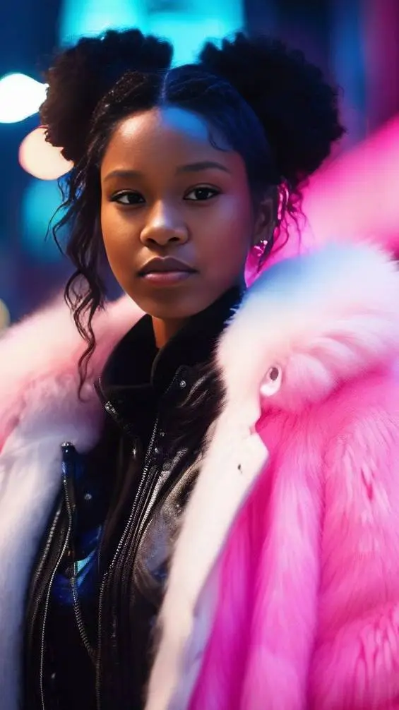 ai character: Michelle  background