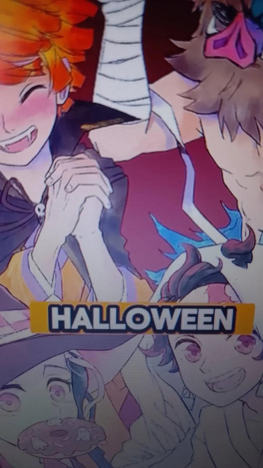 ai character: DS KNY Halloween 🎃 background