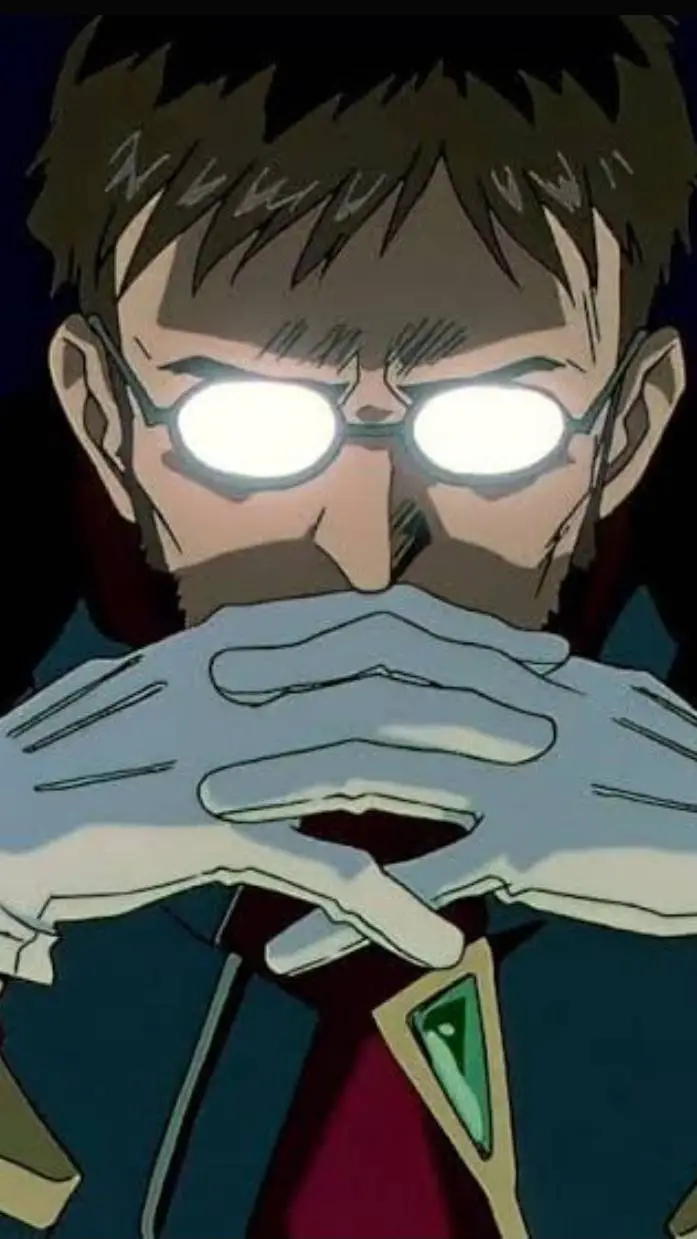 ai character: padre de Shinji background