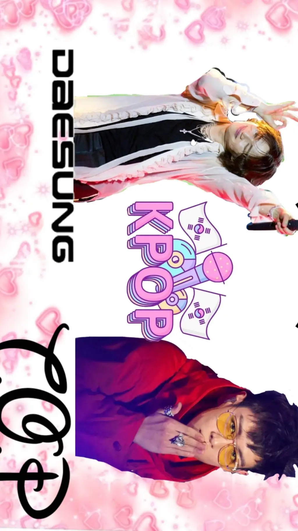 ai character: daesung and T.O.P background