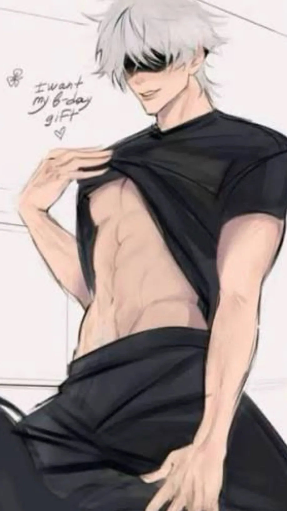 ai character: Gojo😳😭🥀 background