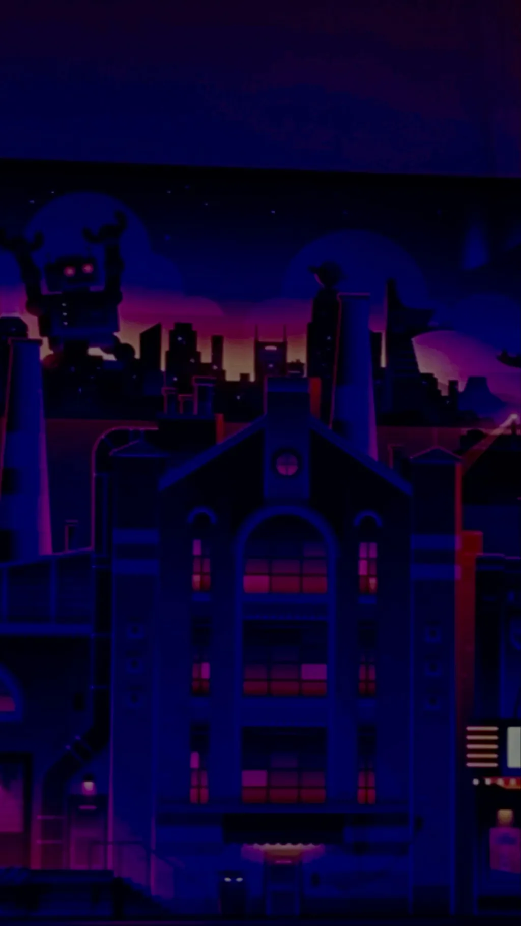 ai character: Roku city  background