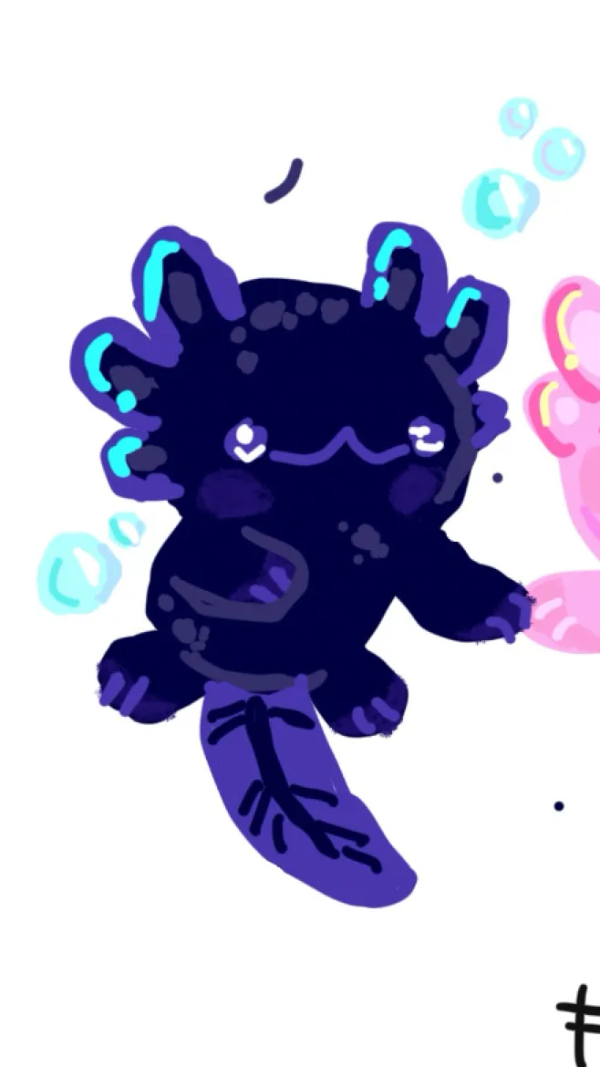 ai character: Bendy and the ink background