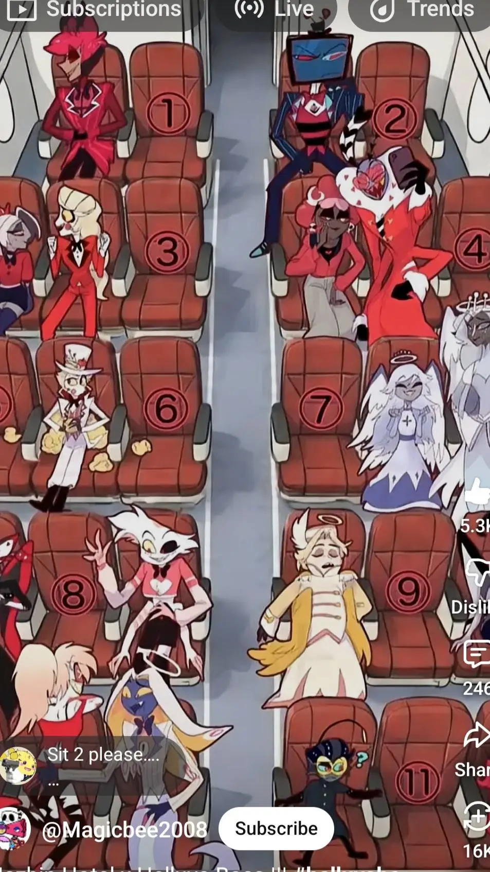 ai character: hh airplane  background