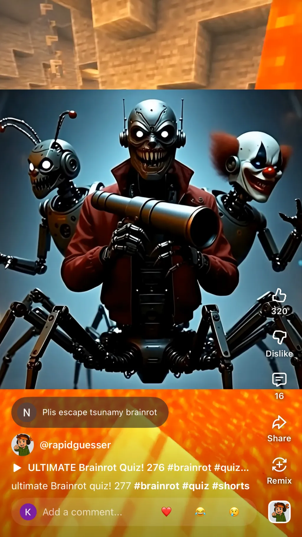 ai character: Ratatotatozinzun background