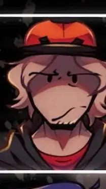 ai character: builder man  background