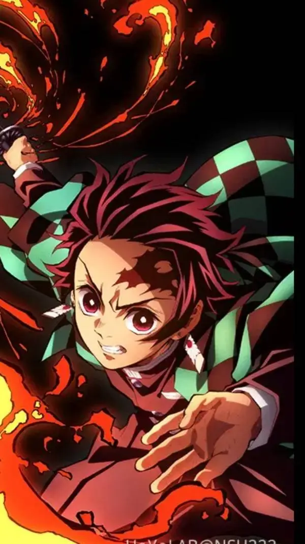 ai character: tanjiro pookie...  background