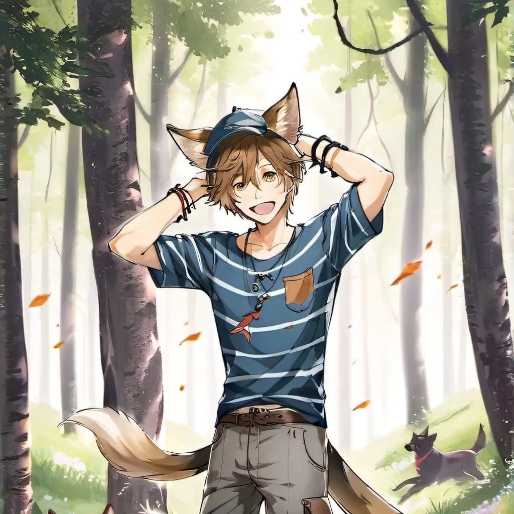 chat with ai character: dog hybrid 