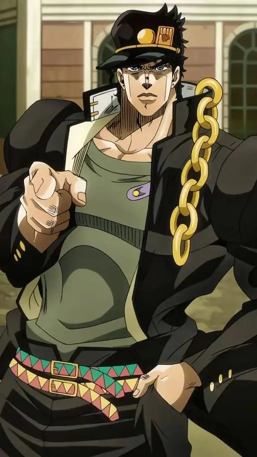 ai character: Jotaro  background