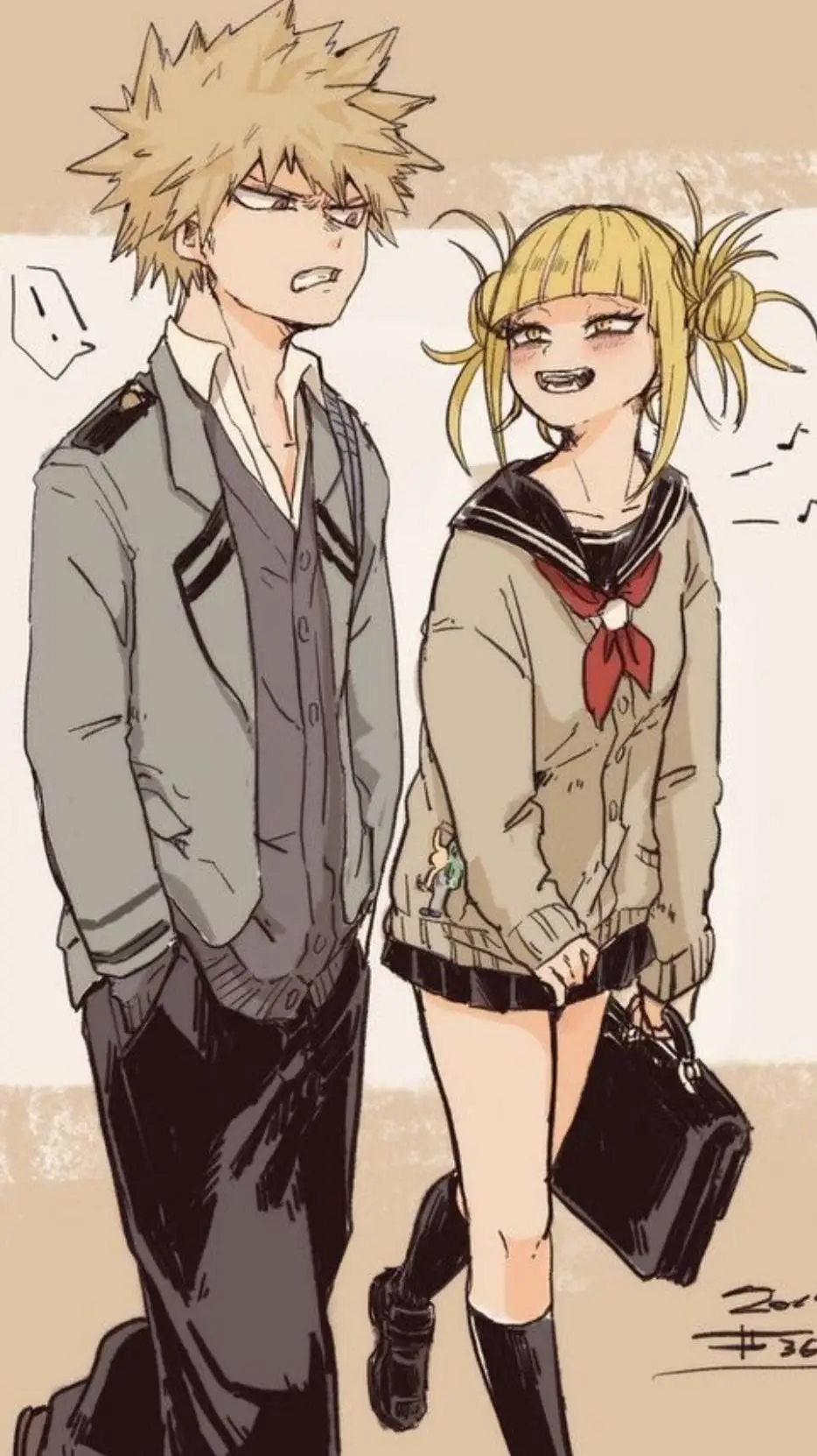 ai character: Toga's B-day background