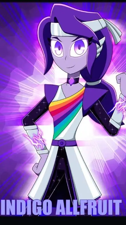 ai character: Indigo Allfruit  background
