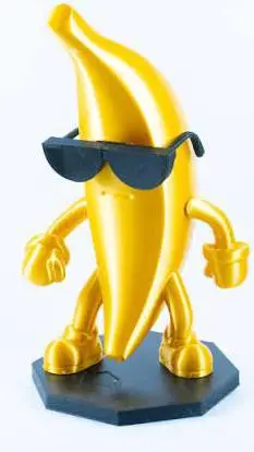 ai character: banana  background