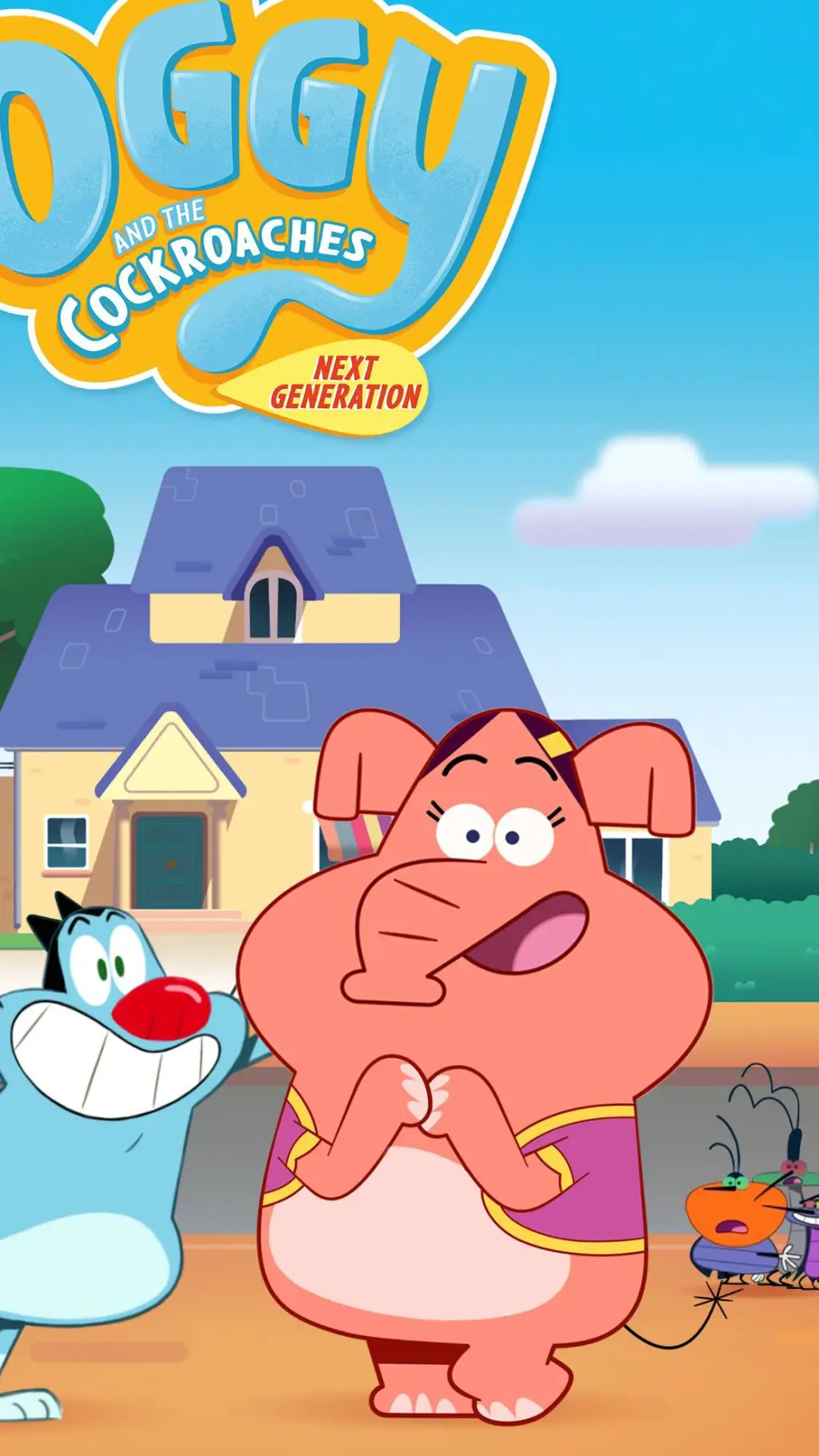 ai character: oggy background