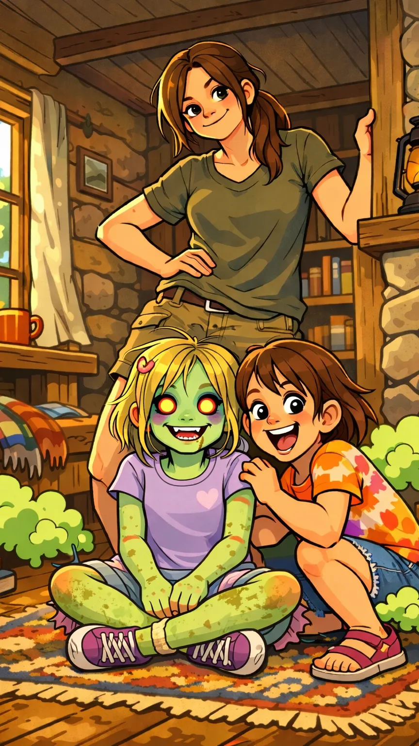 ai character: Molly, Nora  background