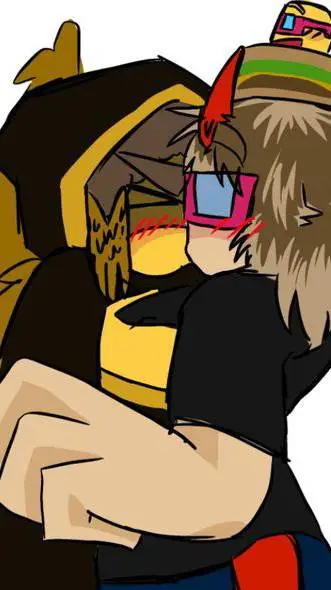 ai character: chickenburger background