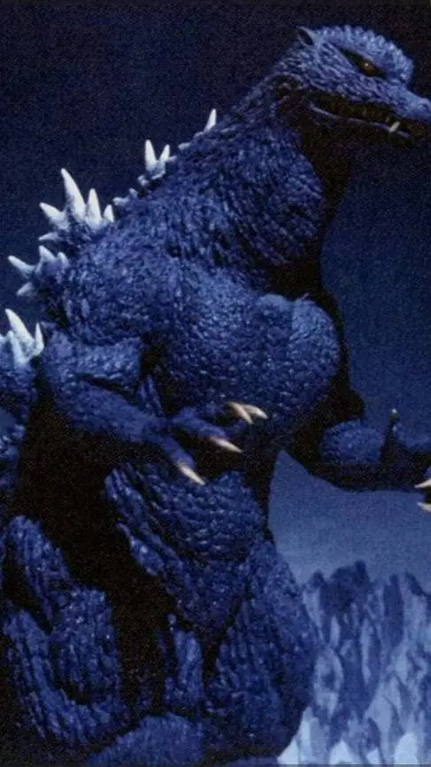 ai character: godzilla background