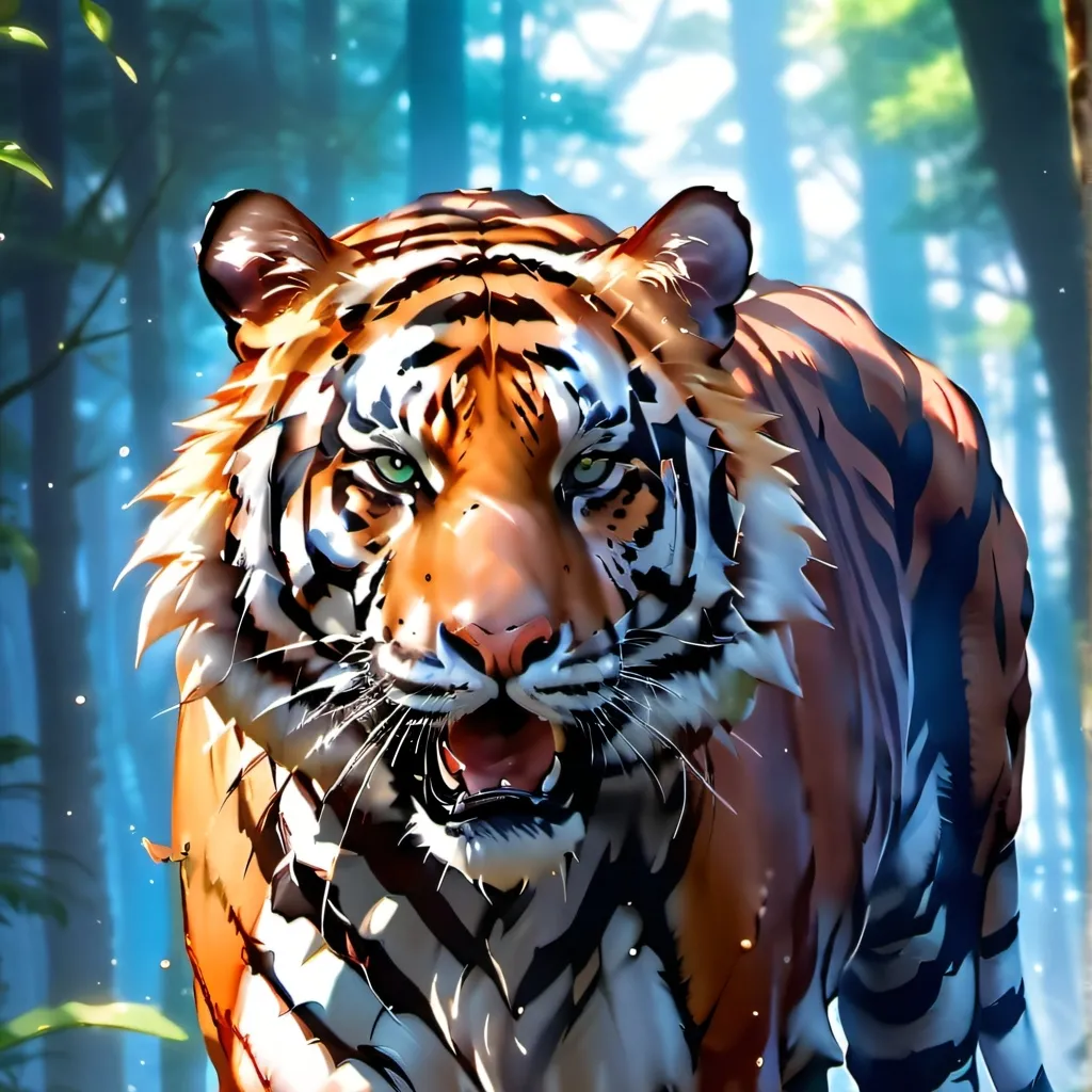 chat with ai character:  tiger 
