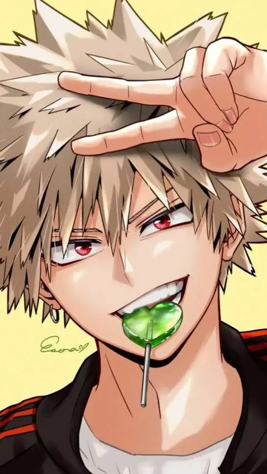 ai character: Bakugo Lolipop 🥵 background