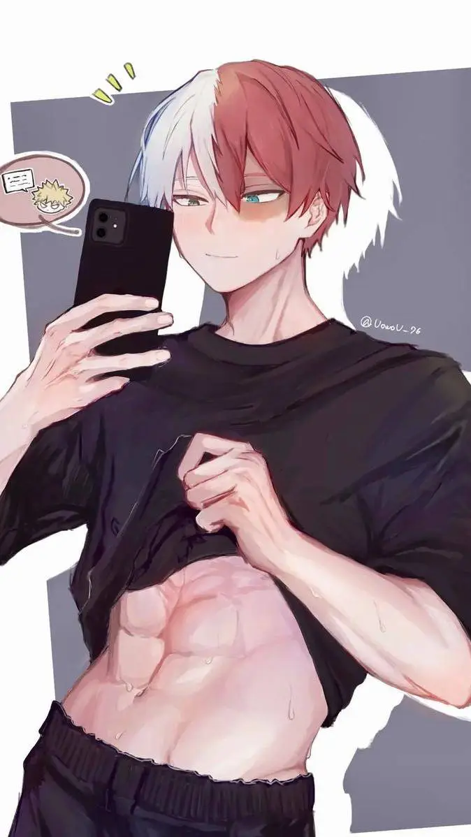 ai character: Todoroki ~ Abs background