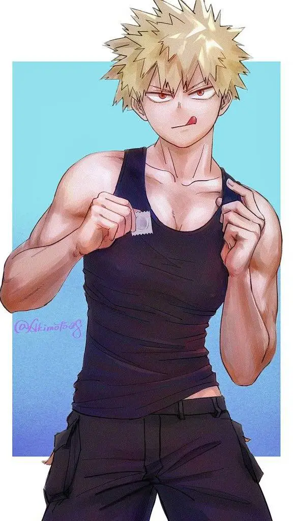 ai character: Katsuki Bakugo background