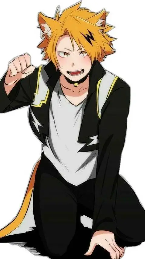ai character: Denki  ~ Wolf background