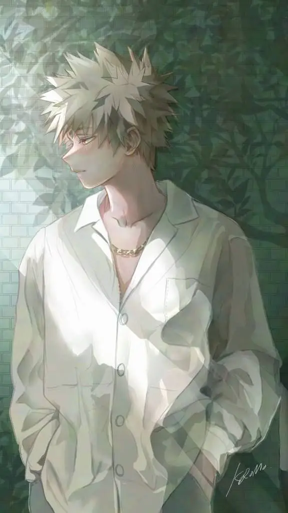 ai character: Katsuki Bakugo background