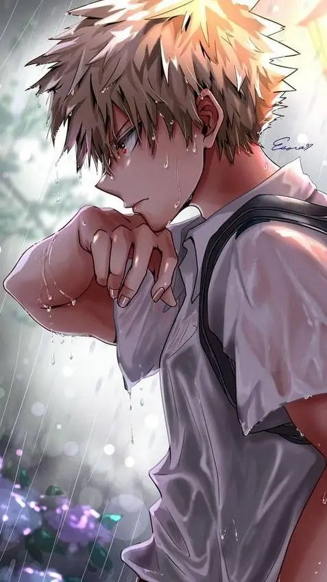 ai character: Katsuki Bakugo background