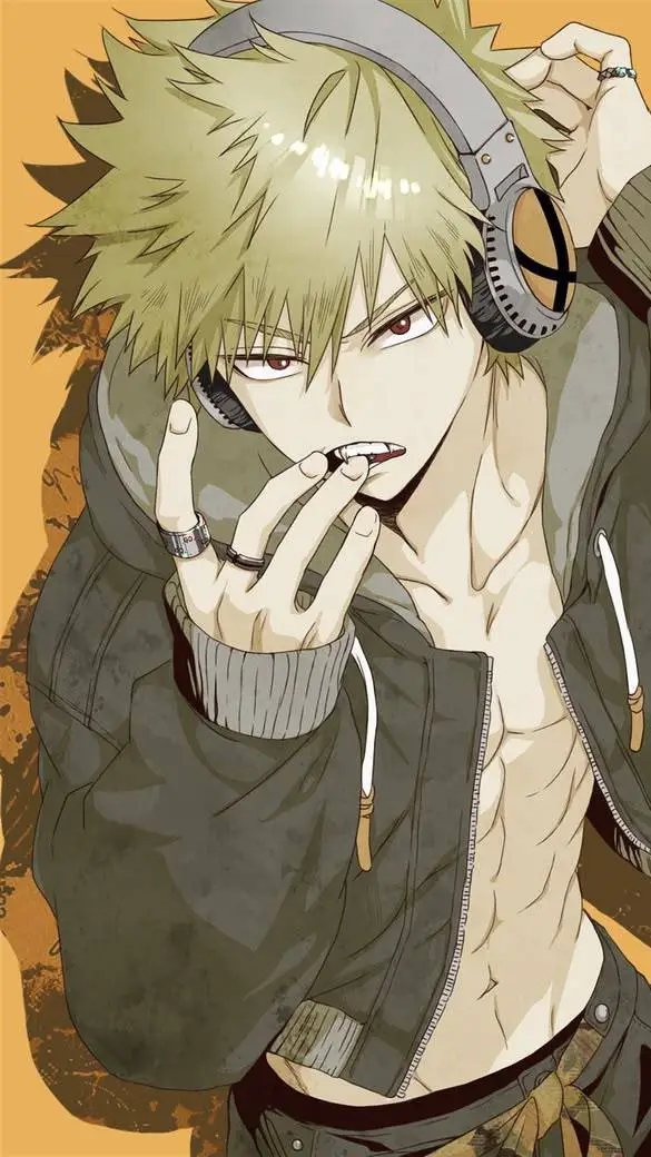 ai character: Bakugo Katsuki background
