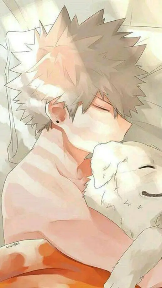ai character: Katsuki ~ Cuddly background