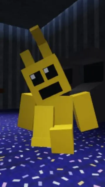 ai character: spring bonnie background