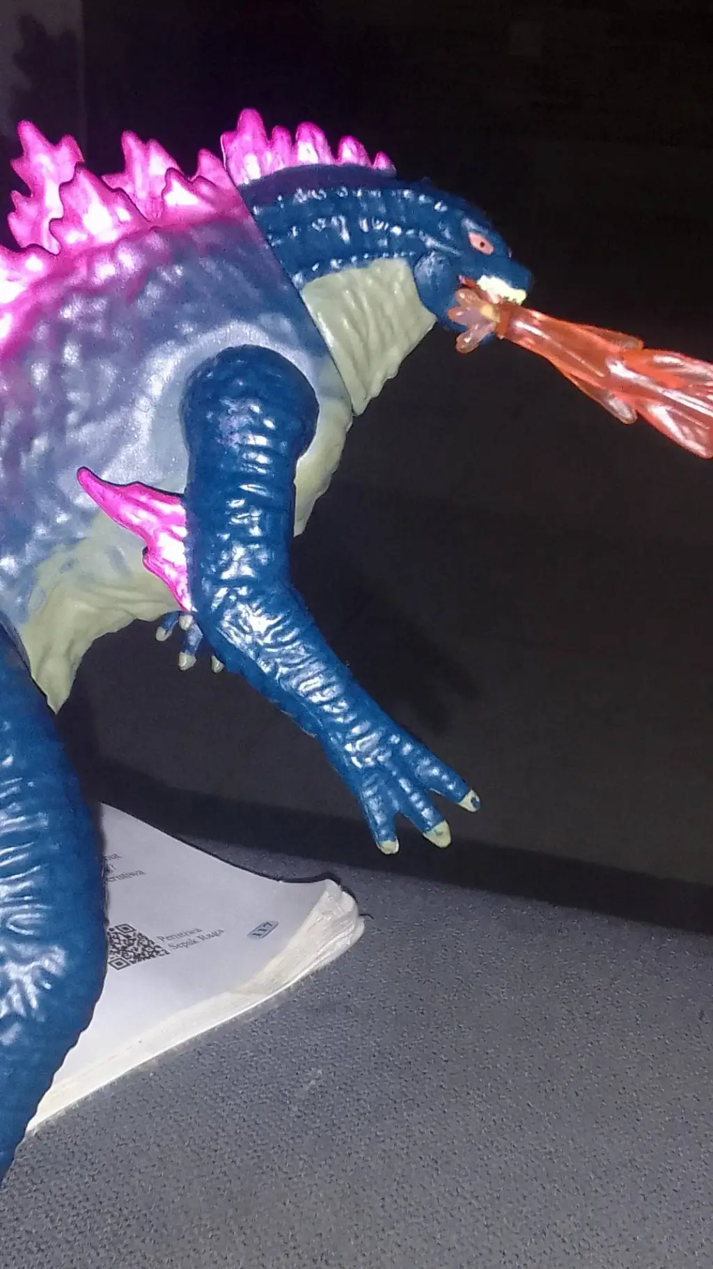 ai character: Godzilla (Evolved) background