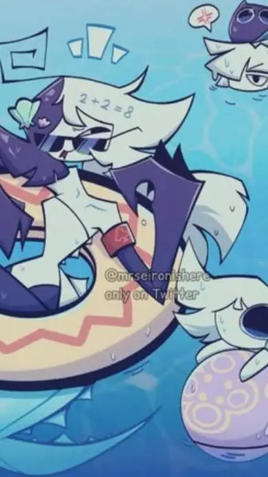 ai character: Zip ~Swimming AU~ background