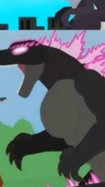 ai character: Evolved FemGojira background