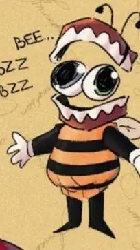 ai character: Caine become bee background