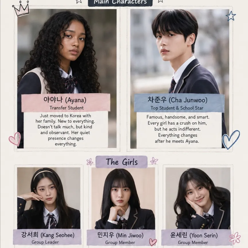 chat with ai character: School & New Life